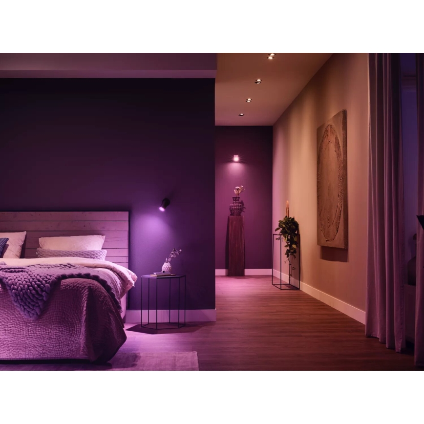 Bombilla LED RGBW regulable Philips Hue White And Color Ambiance GU10/4,2W/230V 2000-6500K