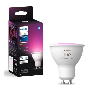 Bombilla LED RGBW regulable Philips Hue White And Color Ambiance GU10/4,2W/230V 2000-6500K