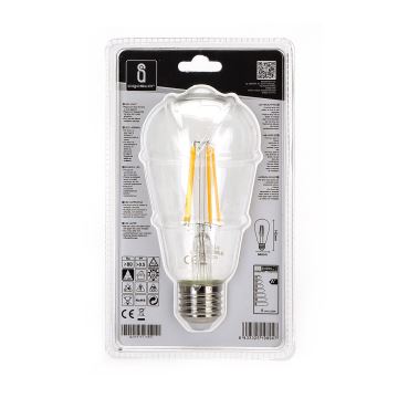 Bombilla LED ST64 E27/8W/230V 2700K - Aigostar