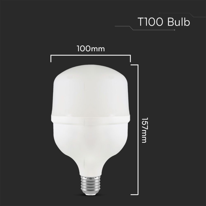 Bombilla LED T100 E27/30W/230V 4000K