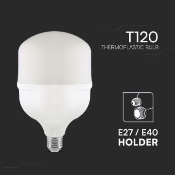 Bombilla LED T120 E40 E27/40W/230V 6500K