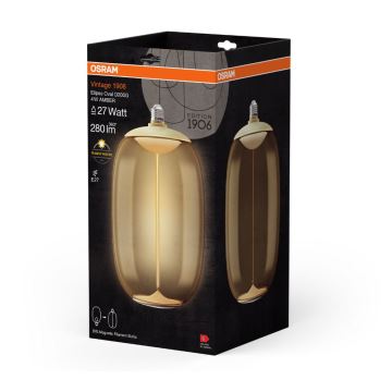 Bombilla LED VINTAGE FILAMENT E27/4W/230V 2700K - Osram