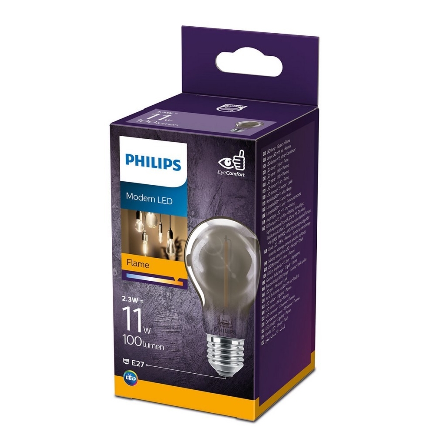 Bombilla LED VINTAGE Philips A60 E27/2,3W/230V 1800K