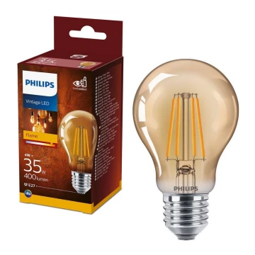 Bombilla LED VINTAGE Philips A60 E27/4W/230V 2700K