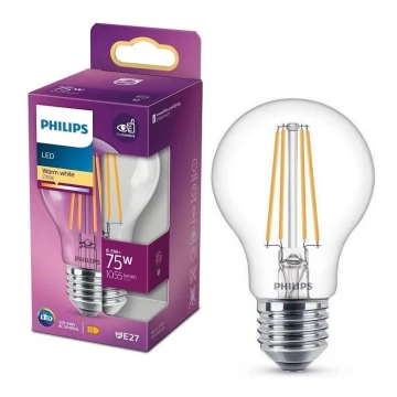 Bombilla LED VINTAGE Philips A60 E27/8,5W/230V 2700K