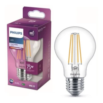 Bombilla LED VINTAGE Philips A60 E27/8,5W/230V 4000K