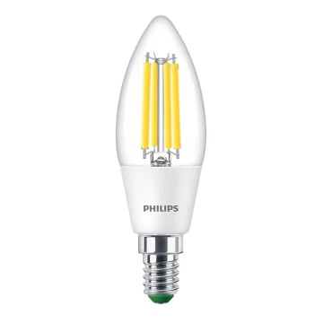 Bombilla LED VINTAGE Philips B35 E14/2,3W/230V 4000K