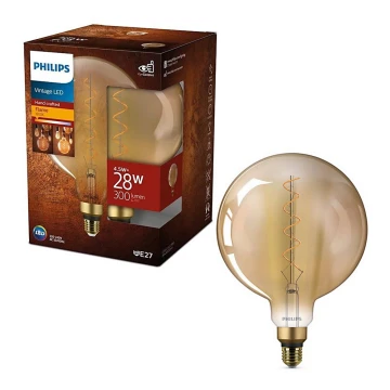 Bombilla LED VINTAGE Philips E27/4,5W/230V 1800K