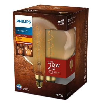 Bombilla LED VINTAGE Philips E27/4,5W/230V 1800K