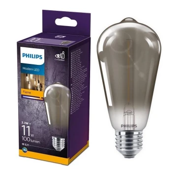 Bombilla LED VINTAGE Philips ST64 E27/2,3W/230V 1800K