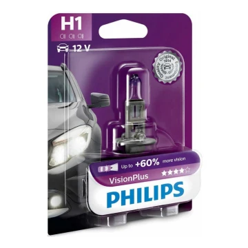 Bombilla para el coche Philips VISION PLUS 12258VPB1 H1 P14,5s/55W/12V