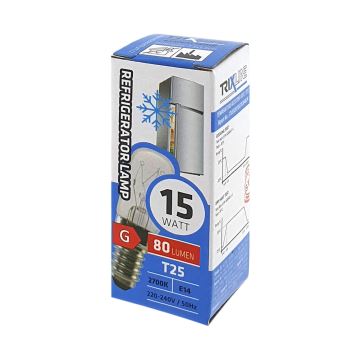 Bombilla para frigorífico T25 E14/15W/230V 2700K