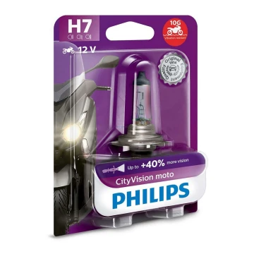 Bombilla para motos Philips X-TREME VISION MOTO 12972CTVBW H7 PX26d/55W/12V