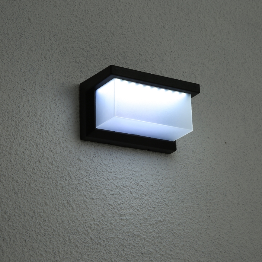 Brilagi - Aplique LED solar con sensor BRICK LED/12W/5,5V IP65