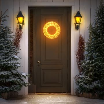 Brilagi - Corona de Navidad LED para exterior 480xLED/230V IP44