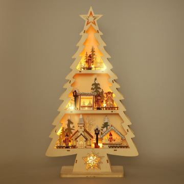 Brilagi - Decoración navideña LED LED/3xAA árbol