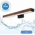 Brilagi - Iluminación LED para espejos de baño WOODY MIRROR LED/12W/230V IP44 roble/negro