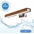 Brilagi - Iluminación LED para espejos de baño WOODY MIRROR LED/8W/230V IP44 roble/cromo