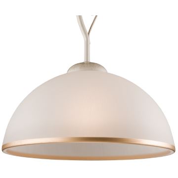 Brilagi - Lámpara colgante LED ANTICO 1xE27/60W/230V pátina blanca