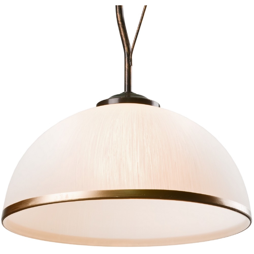 Brilagi - Lámpara colgante LED ANTICO 1xE27/60W/230V pátina de bronce