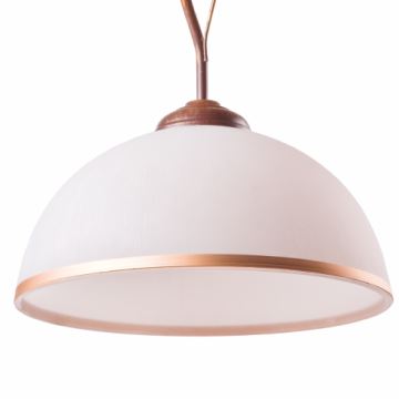 Brilagi - Lámpara colgante LED ANTICO 1xE27/60W/230V pátina de bronce