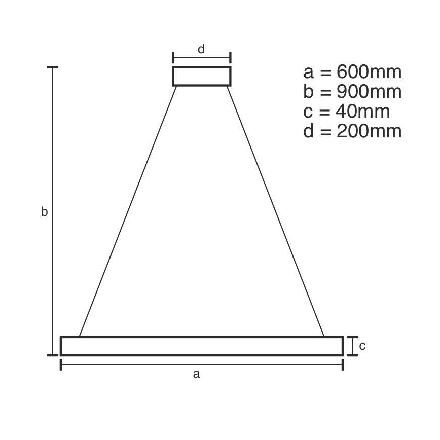 Brilagi - Lámpara de araña LED regulable CIRCLE LED/42W/230V 3000-6500K + control remoto