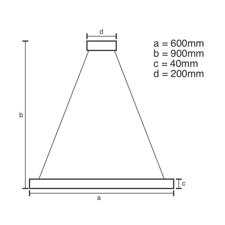 Brilagi - Lámpara de araña LED regulable CIRCLE LED/42W/230V 3000-6500K + control remoto