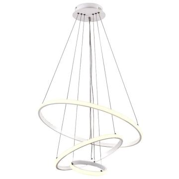 Brilagi - Lámpara de araña LED regulable CIRCLE LED/90W/230V 3000-6500K + control remoto