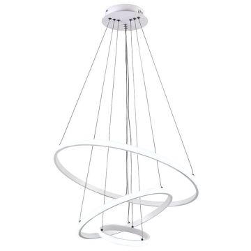 Brilagi - Lámpara de araña LED regulable CIRCLE LED/90W/230V 3000-6500K + control remoto