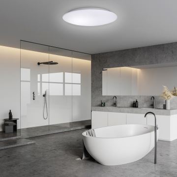 Brilagi - Plafón LED para baño con sensor VESTAS LED/18W/230V 3000K IP54