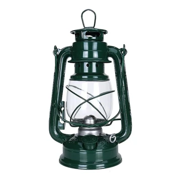 Brilagi - Lámpara de queroseno LANTERN 24,5 cm verde