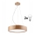 Brilagi - Lámpara LED colgante CARVALHO 2xE27/60W/230V roble diá. 37 cm
