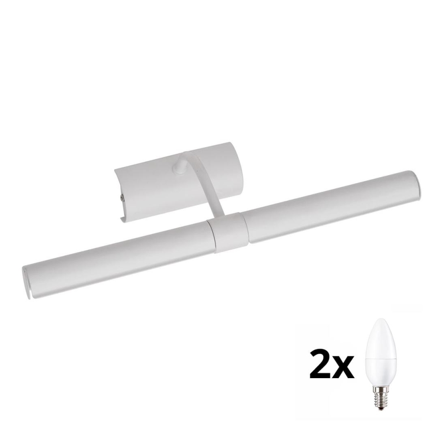 Brilagi - Lámpara LED de cuadro DANAE 2xE14/6W/230V blanco