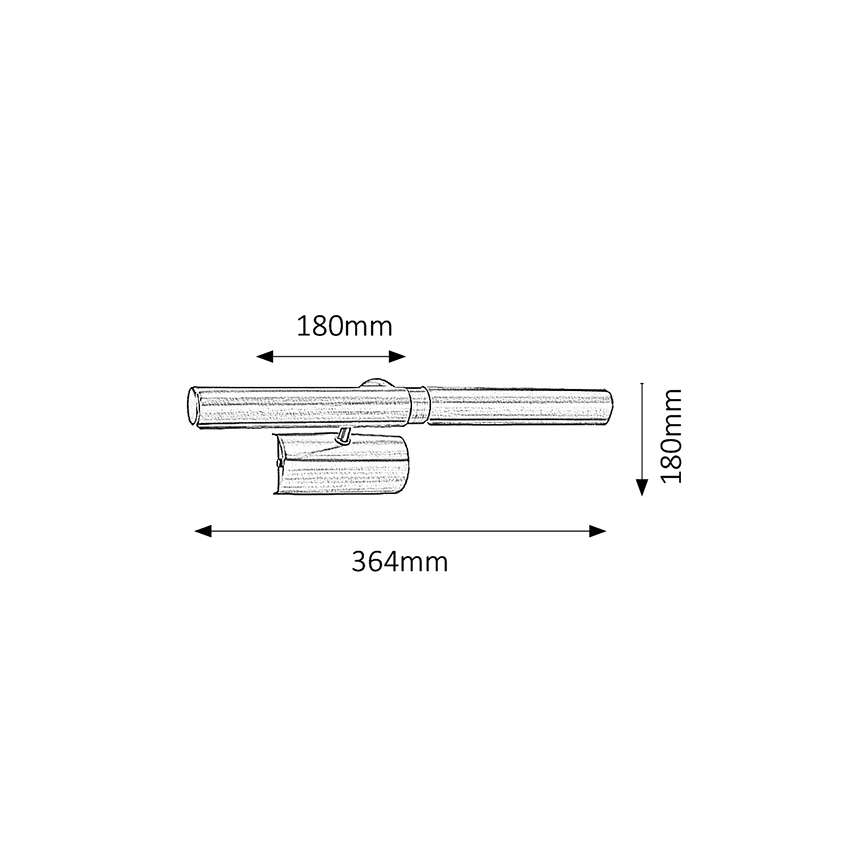 Brilagi - Lámpara LED de cuadro DANAE 2xE14/6W/230V bronce