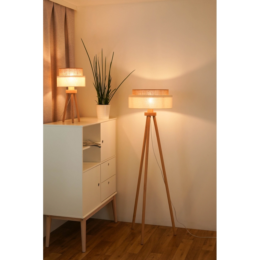 Brilagi - Lámpara LED de pie BOHO STYLE 1xE27/15W/230V