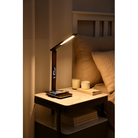Cargador inalámbrico Lámpara de noche Lámpara de mesa LED con