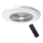 Brilagi - Lámpara LED regulable con ventilador AURA LED/38W/230V 3000-6000K plata + control remoto
