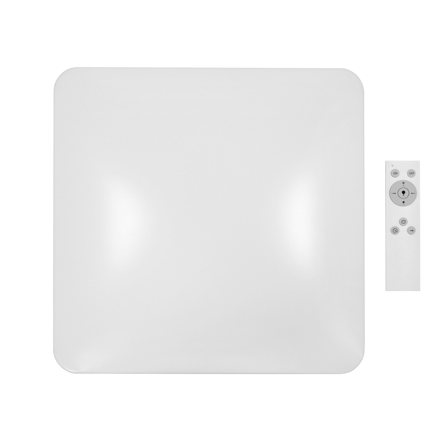 Brilagi - Plafón LED regulable VELVET SQUARE LED/24W/230V 3000/4000/6500K + mando a distancia cremoso