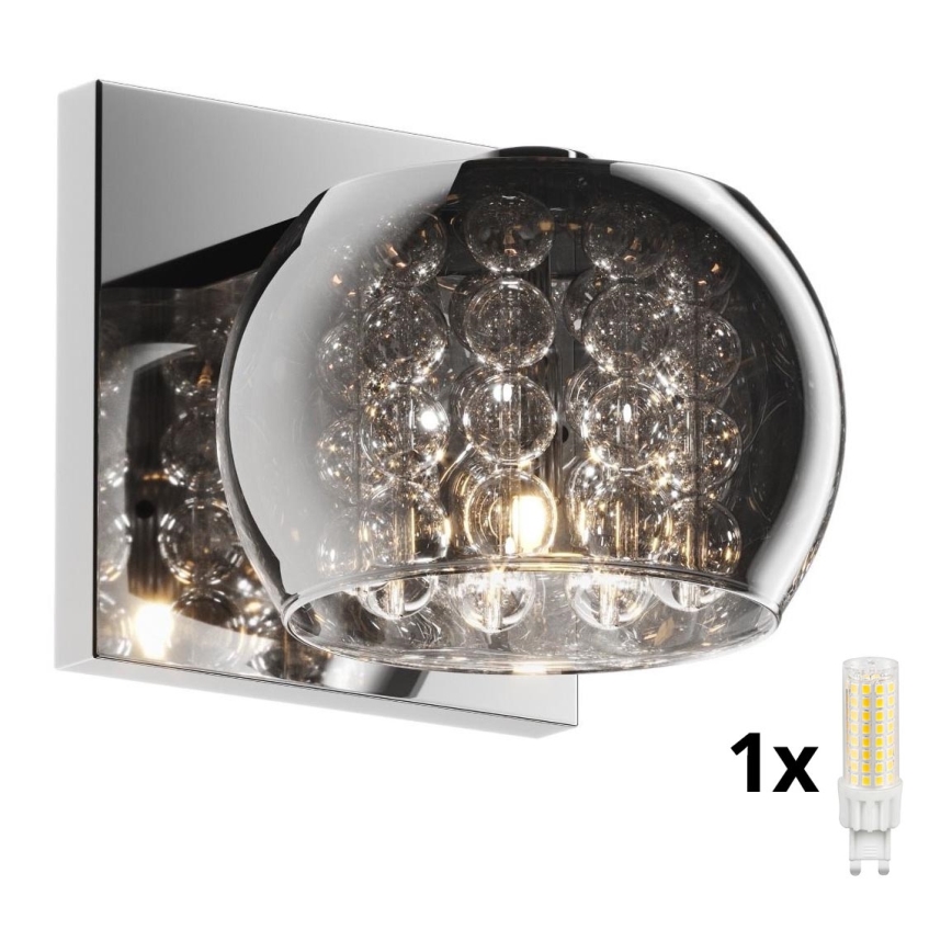 Brilagi - LED Aplique de cristal JEWEL 1xG9/42W/230V