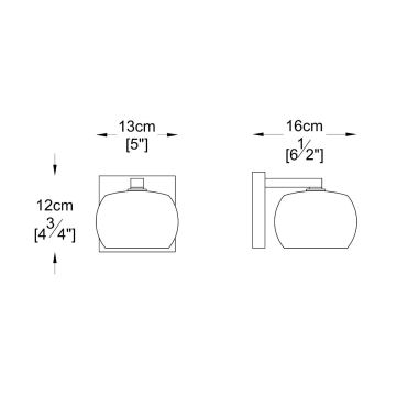 Brilagi - LED Aplique de cristal JEWEL 1xG9/42W/230V