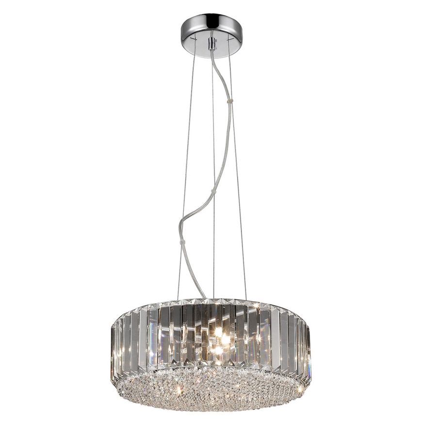 Brilagi - LED Lámpara de araña de cristal sobre cable GLAMOUR 5xG9/42W/230V