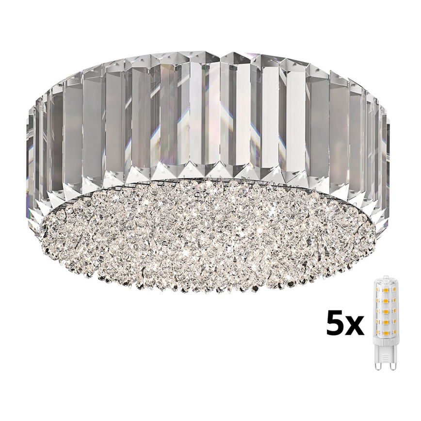 Brilagi - LED Plafón de cristal GLAMOUR 5xG9/42W/230V