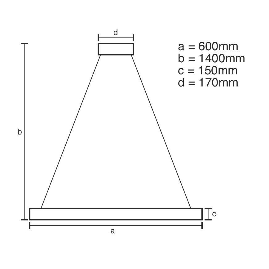 Brilagi - LED Regulable cristal Lámpara araña en una cadena HALO LED/40W/230V + control remoto