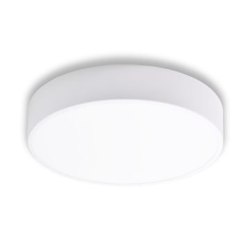 Brilagi - Plafón de baño CLARE 3xE27/24W/230V diá. 40 cm blanco IP54