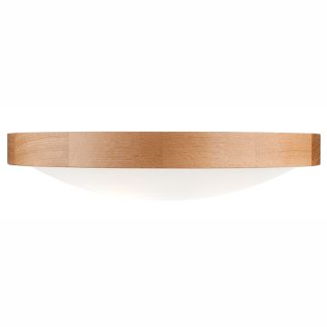 Brilagi - Plafón LED CARVALHO SLIM 3xE27/60W/230V roble diá. 47 cm