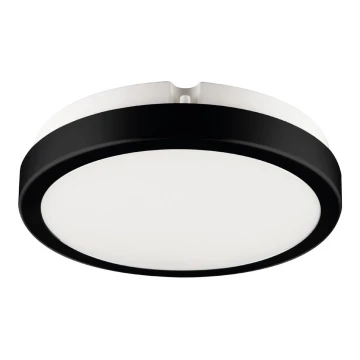 Brilagi - Plafón LED de baño PERA LED/12W/230V diá. 18 cm IP65 negro