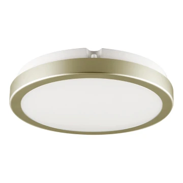 Brilagi - Plafón LED de baño PERA LED/18W/230V diá. 22 cm IP65 dorado