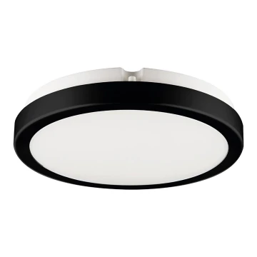 Brilagi - Plafón LED de baño PERA LED/18W/230V diá. 22 cm IP65 negro