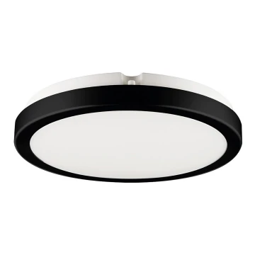 Brilagi - Plafón LED de baño PERA LED/24W/230V diá. 28 cm IP65 negro