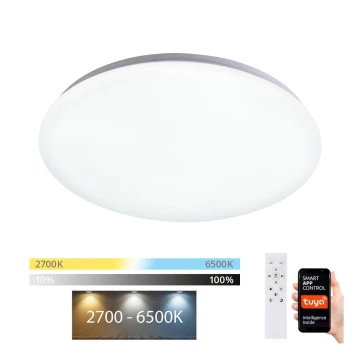 Brilagi - Plafón LED regulable SMART LED/24W/230V 2700-6500K Wi-Fi Tuya + mando a distancia